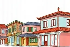 《第七个夏天》三主角在天台的合影画面