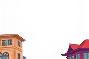《旧城邮差》老式自行车穿行小巷画面